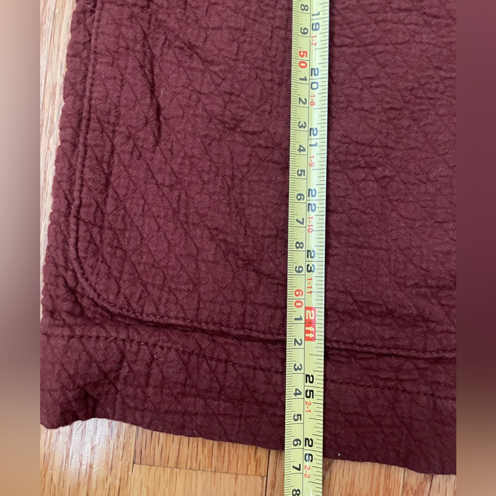 Madewell Women's Textured Burgundy Blazer - Picture 8 of 8
